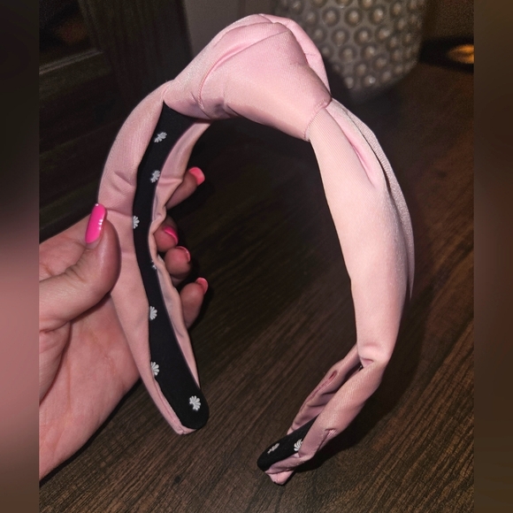 Stoney Clover Lane Accessories - Stoney Clover Lane x Lele Sadoughi Flamingo Pink Nylon Headband